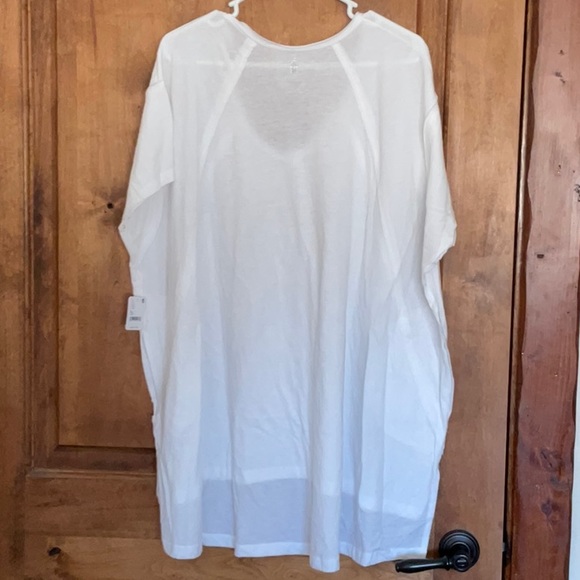 Free People Movement City Vibes Tee.  White, Size XS.  NWT. - Picture 3 of 4